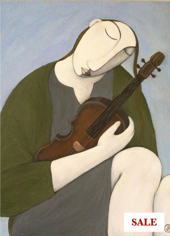 kneeling fiddler